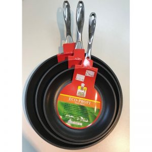Braadpan – Haute Cuisine – Eco-profi – Gesmeed aluminium - 30 cm - 28 cm - 20 cm
